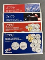 (4) Uncirculated Coin Sets