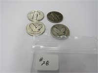 4 - Standing Liberty Quarters