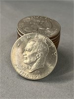 (12) Eisenhower $1 Coins