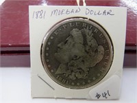 1881 Morgan Silver Dollar