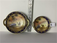 NORITAKE TWO BOWLS W/ GOLD DECORATION