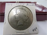 1924 Peace Silver Dollar