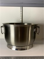 NSF APPROVED STAINLESS DOUBLE HANDLE BUCKET 10.5"