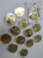 11 - Uncirculated Presidential Dollars and
