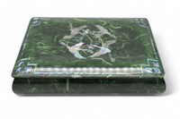 Green Shell w/Mother Of Pearl Inlay Box