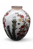 Kiyomizu Ware Floral Vase