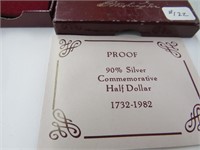 1982 90% Silver Commemorative Half Dollar Proof