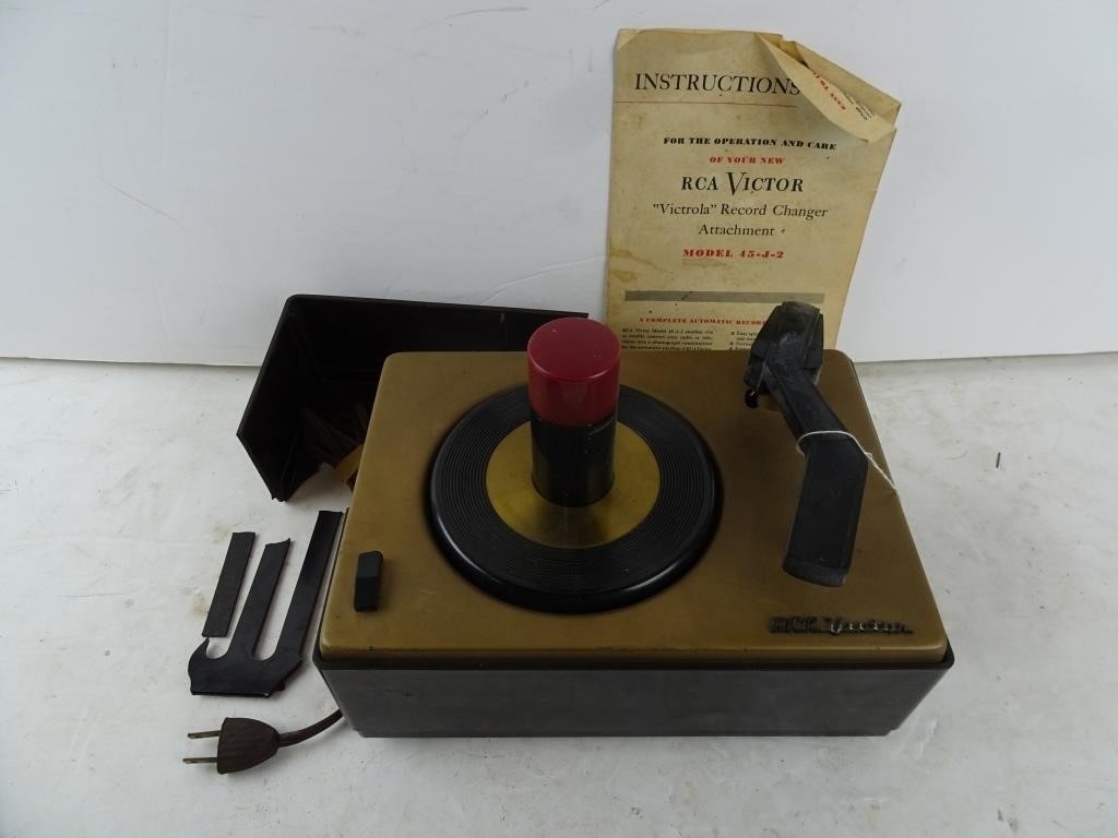 Vintage RCA Victrola Record Changer Attachment