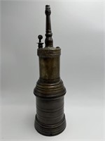 ANTIQUE BRASS 1915 SHIP OIL LAMP