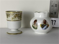 ANSLEY ENGLAND AND NIPPON W/ GOLD ENAMELED