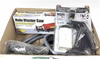 Hole Master Saw, Hand Vacuum Pump, Craftsman