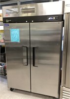 TURBO AIR DOUBLE DOOR COOLER, GOOD CONDITION