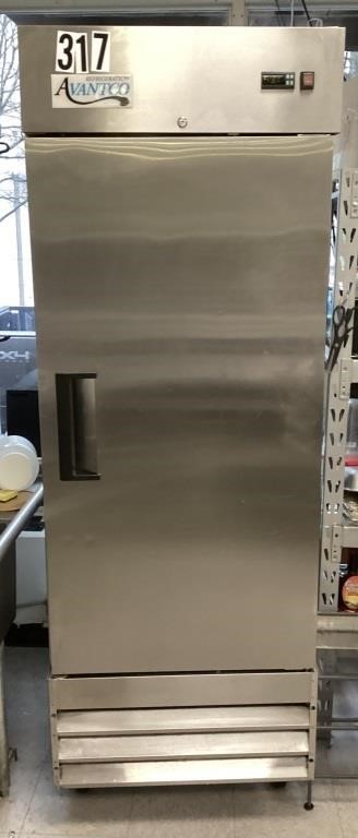 AVANTCO SINGLE DOOR FREEZER, GOOD CONDITION