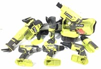 Ryobi Power Tools, Nail Gun, Ezclean, Drill