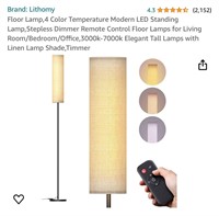Floor Lamp,4 Color Temperature Modern LED