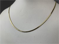14KYG 18.5'' Serpentine Necklace