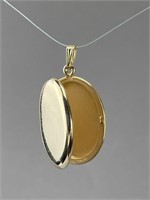 14KYG B.A. Ballou & Co. Locket Pendant