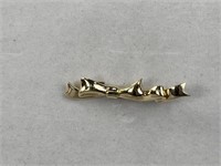 14KYG Bow Design Brooch