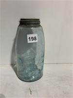 ATLAS MASON JAR VINTAGE BLUE COLOR