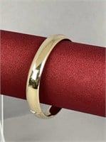 14K WEH Marked Polished Hinged Bangle