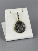 Atocha Shipwreck Replica Coin 14K Bezel Pendant