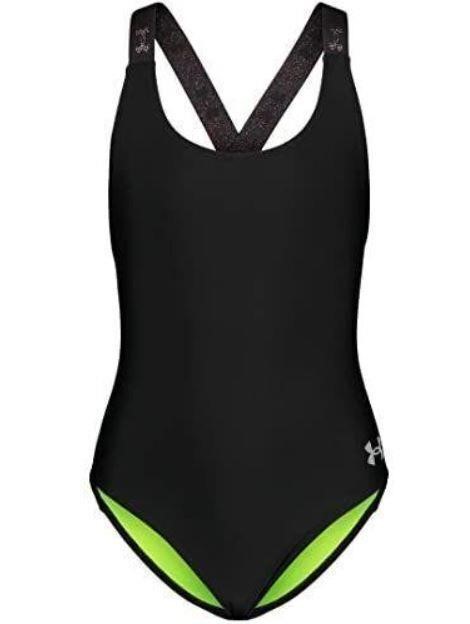 NEW (12) Under Armour Girls' One Piece Swimsuit