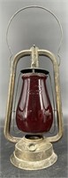Antique LW Tubular US Brass Rayo Lantern