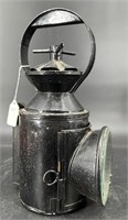 Antique British 3 Way Lens Lantern Red ,Green &