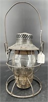 Antique Adlake NYC RR Lantern - Complete