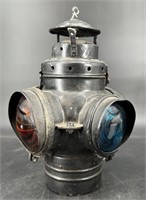 Antique Armspear RR Signal Lantern - Complete &