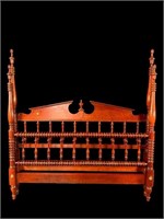 WILLETT SOLID CHERRY TALL POSTER BED