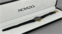 18KYG Movado Classic Museum Ladies Watch