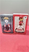 2 nib reds bobble heads