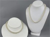 16'' and 20'' Faux Pearl Necklaces