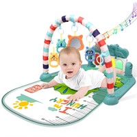 BOMPOW Baby Mat Gym with Music  Lights