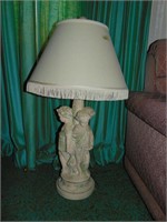 (2) Cherub Ceramic Lamps
