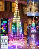Joomer Christmas Tree Star Lights 8.2FT 406LED Sma
