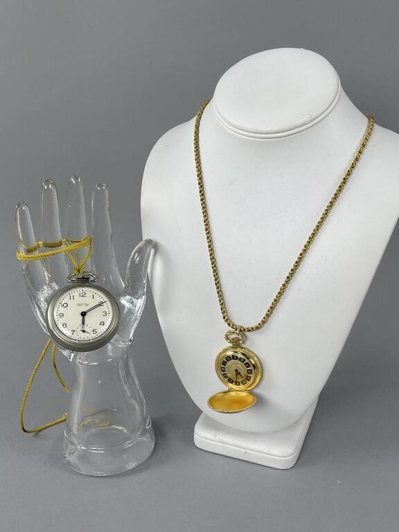 Waltham and Westclox Bull's Eye Pocket Watches