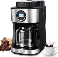 Teglu 12Cup Coffee Maker with Grinder  950W