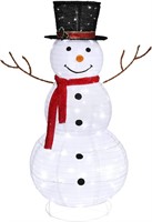 VINGLI Lighted Snowman  90 LED  4FT