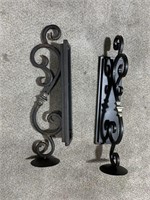IRON CANDLE WALL SCONCES