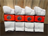 Crew Sports Socks SZ10-12  12 PAIR