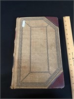Over 100 Year Old Ledger Book Script Records