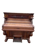 MAHOGANY PUMP ORGAN