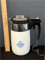 Vintage Corning Ware Elec Coffee Percolator