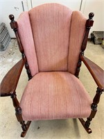 Vintage Spindle, Padded Rocking Chair