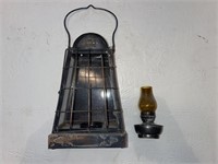Vintage Hanging Oil Lantern
