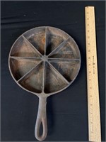 Antique Pat Pending Cast Iron Cornbread Pan