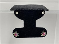 14K Diamond Studs, Ruby Studs & Sapphire Jackets