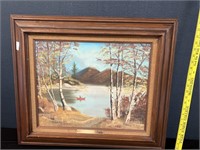 Vintage Signed Oil on Canvas Mary Keith